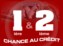 1ière et 2ième chance au crédit chez Rondeau Chrysler Jeep Dodge Inc. 1ière et 2ième chance au crédit